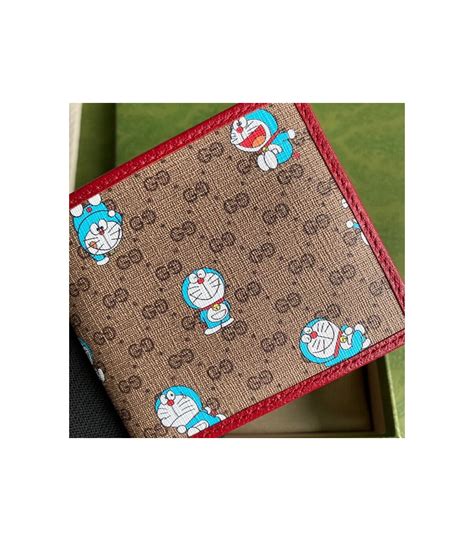 doraemon x gucci wallet